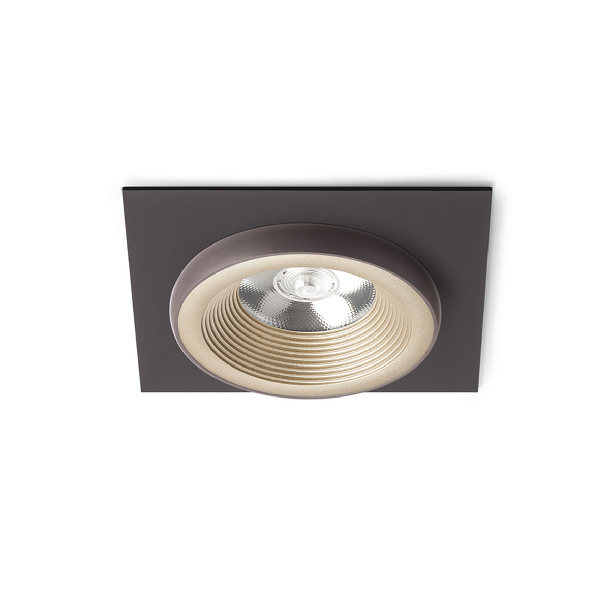 RENDL recessed light SHARM SQ I recessed pearl gold/brown 230V LED 10W 24° 3000K R13251 1