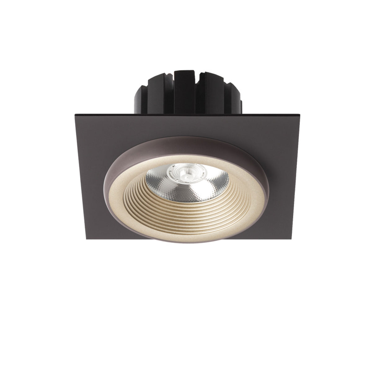 RENDL recessed light SHARM SQ I recessed pearl gold/brown 230V LED 10W 24° 3000K R13251 2
