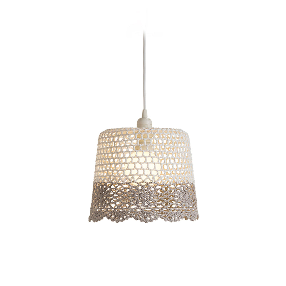 RENDL Outlet DAISY pendant shade white/light grey   max. 15W R13279 2