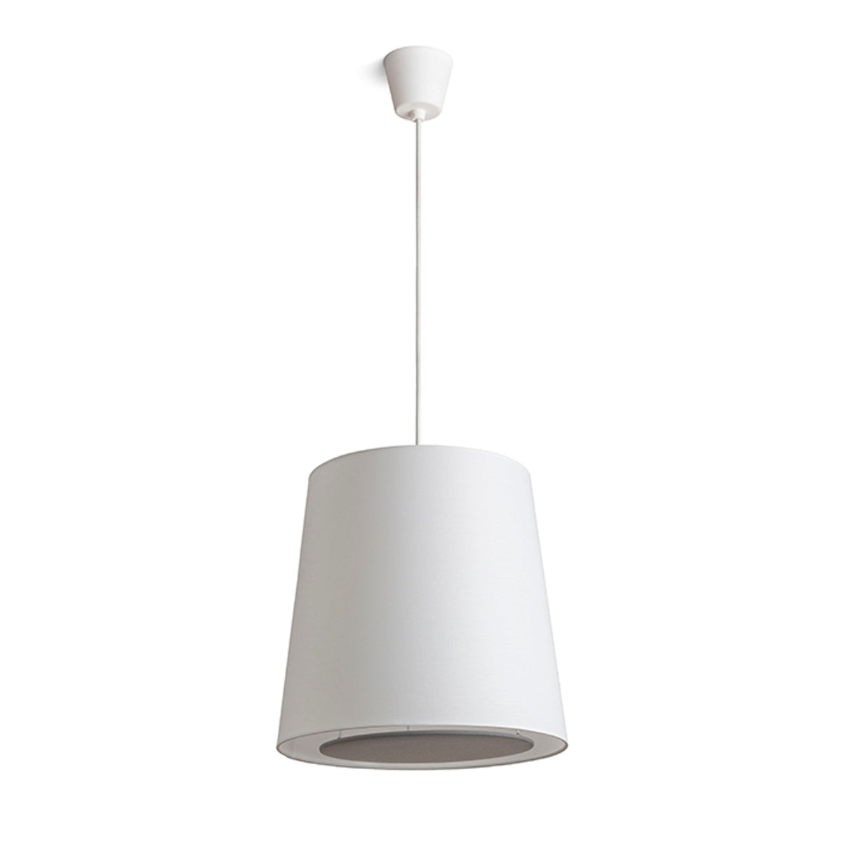 RENDL Outlet POLLOCK pendant white/light grey  230V LED E27 15W R13280 1