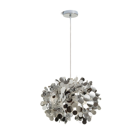 RENDL pendant lamp CONFETTI pendant  chrome foil 230V LED E27 15W R13285 1
