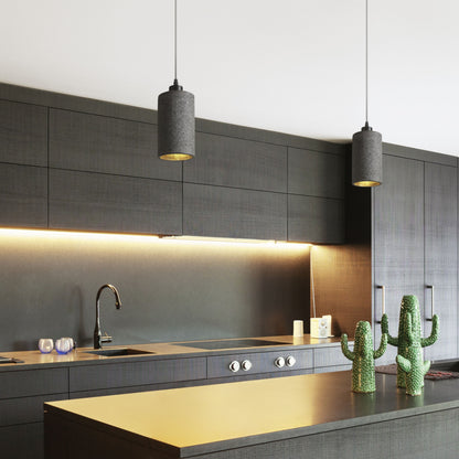 RENDL pendant lamp CAMINO pendant  cement 230V LED E27 15W R13297 3