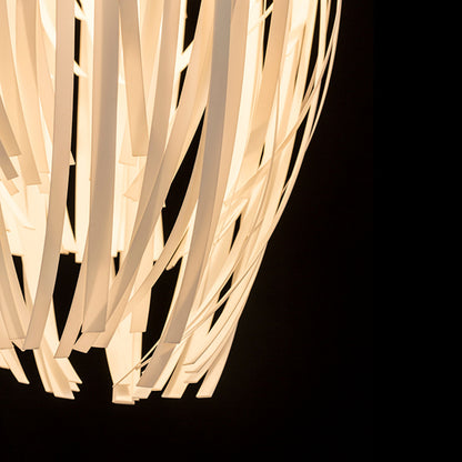 RENDL Outlet ZALA pendant white PVC/black  230V LED E27 11W R13315 4