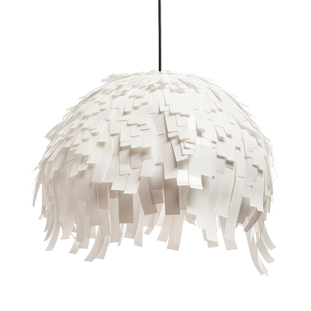 RENDL Outlet RARA pendant white PVC/black  230V LED E27 15W R13316 3