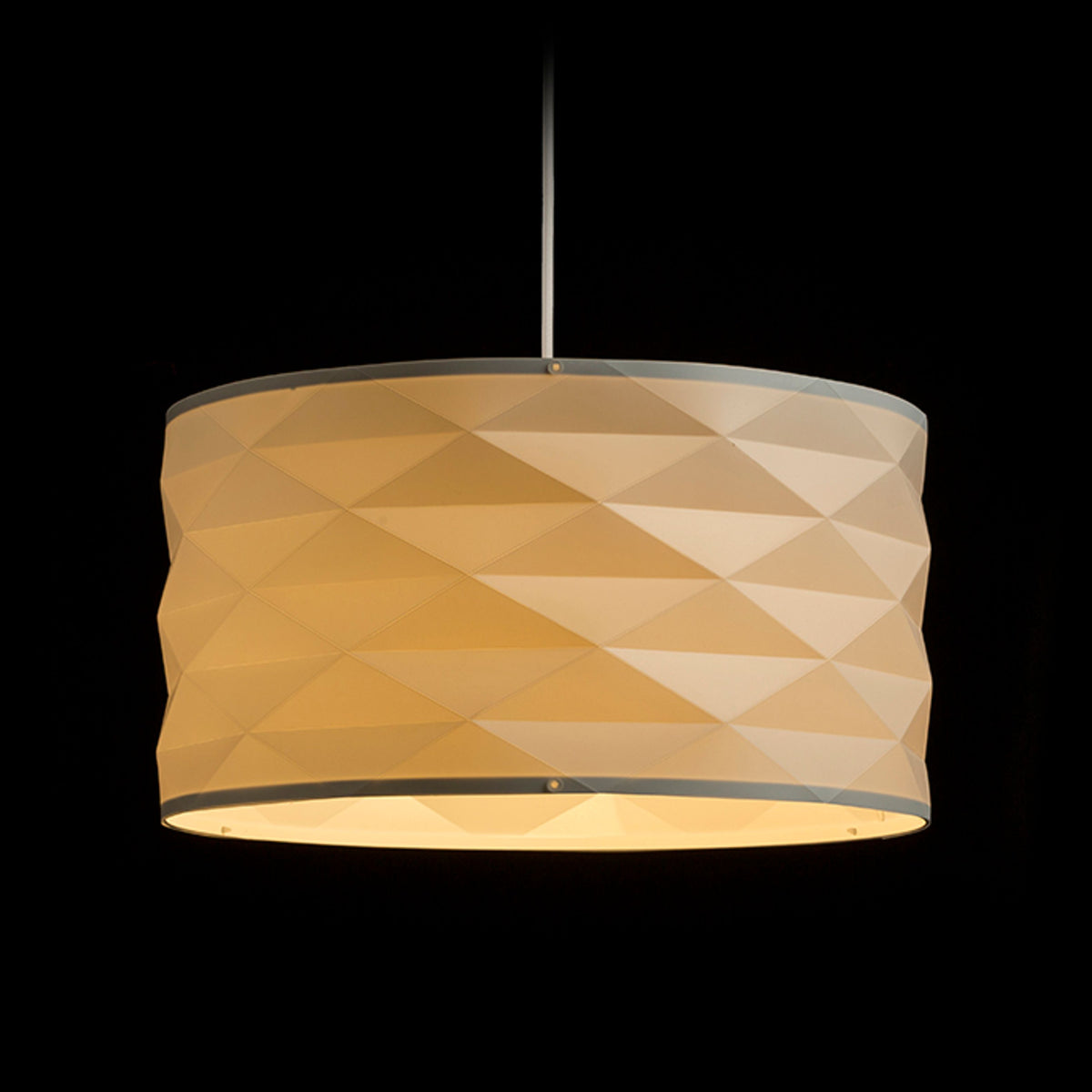 RENDL pendant lamp EZRA 40 pendant white PVC/grey  230V LED E27 15W R13319 4