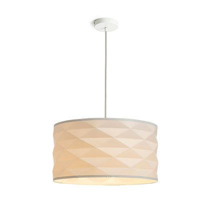 RENDL pendant lamp EZRA 40 pendant white PVC/grey  230V LED E27 15W R13319 5