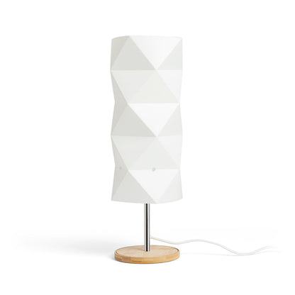 RENDL table lamp ZUMBA table  white PVC/wood/chrome 230V LED E14 11W R13320 1