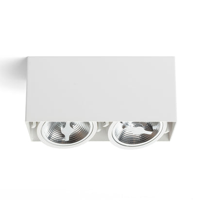 RENDL surface mounted lamp JAMES II DIMM ceiling matt white 230V LED 2x15W 24° 3000K R13362 3
