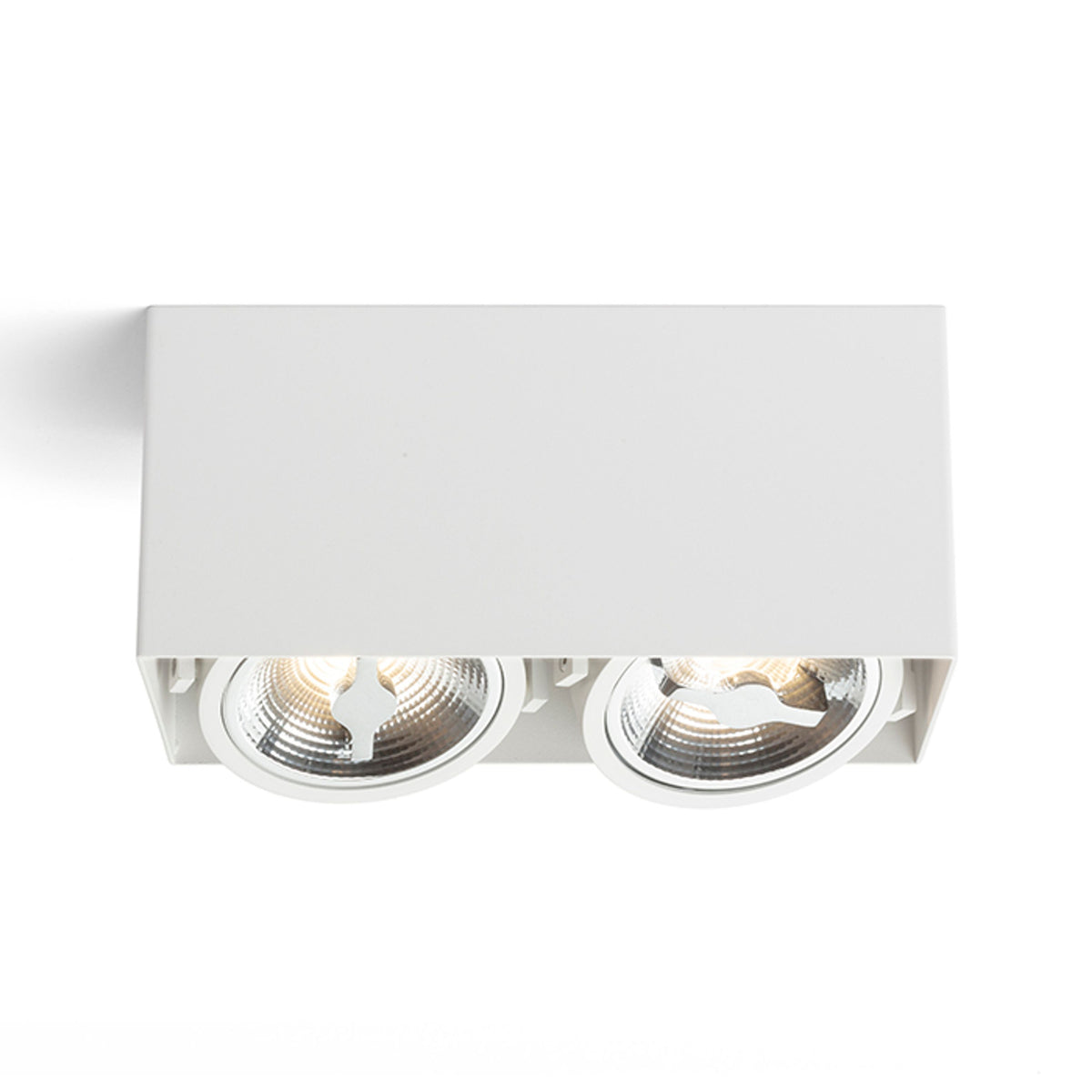 RENDL surface mounted lamp JAMES II DIMM ceiling matt white 230V LED 2x15W 24° 3000K R13362 6