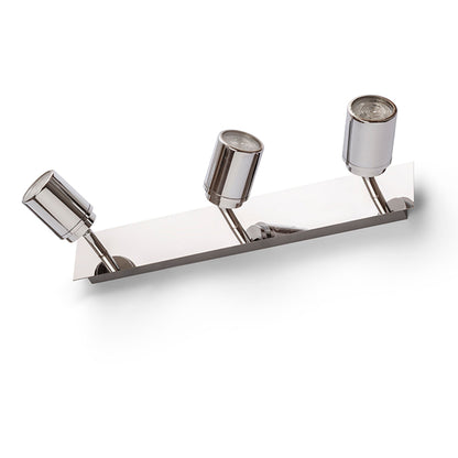 RENDL spotlight DUBLIN III surface mounted  chrome 230V GU10 3x9W IP44 R13379 5