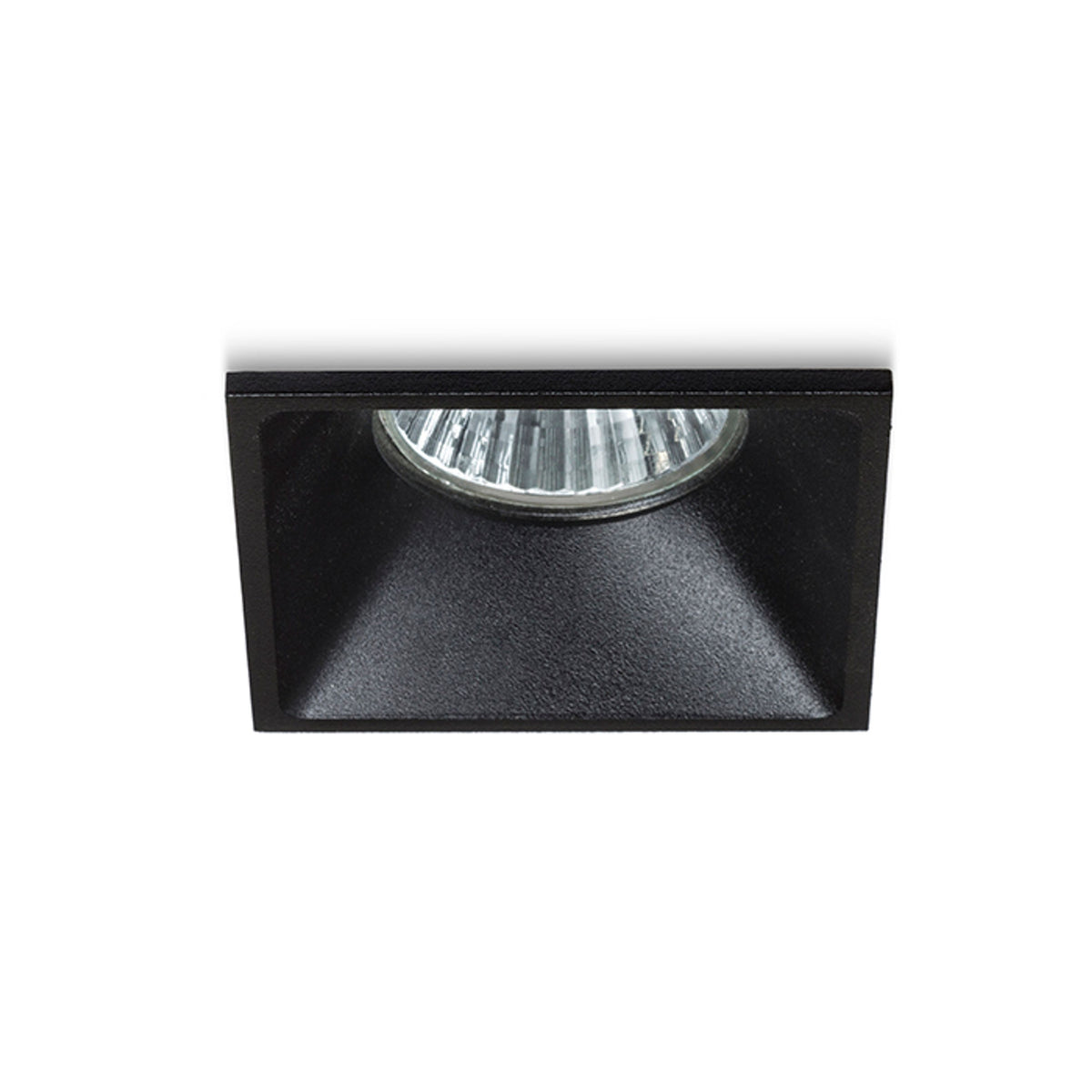 RENDL recessed light ZURI SQ recessed black 230V GU10 35W R13391 4