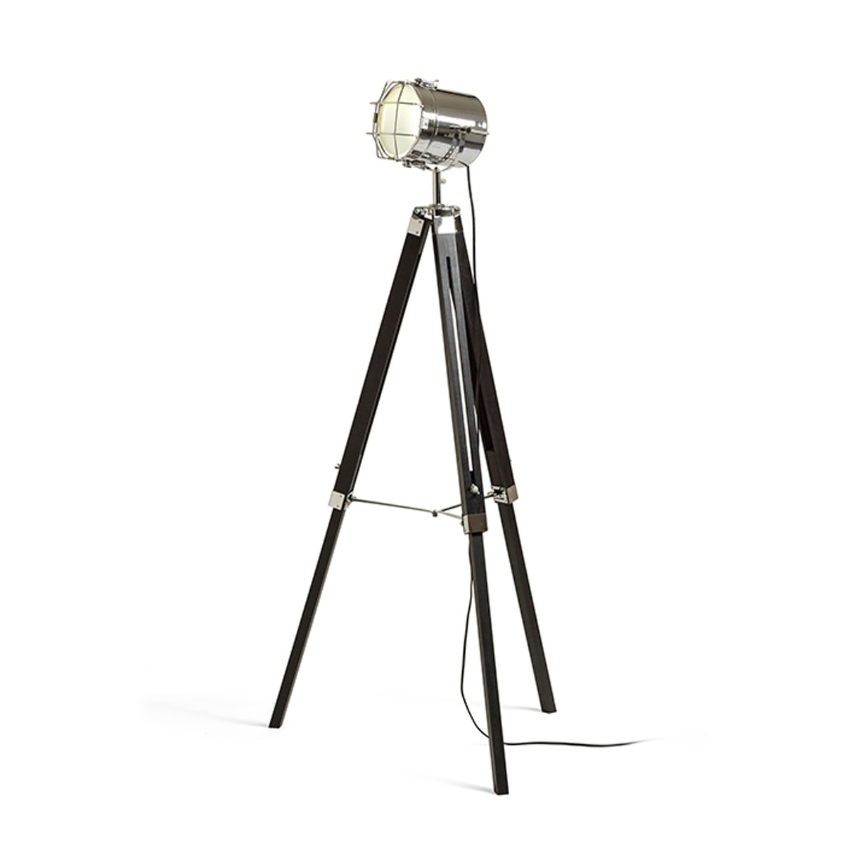RENDL floor lamp NAUTIC floor black chrome 230V LED E27 15W R13394 1