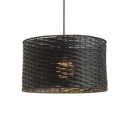 RENDL pendant lamp FIATLUX 41/24 pendant black bamboo 230V LED E27 15W R13398 8
