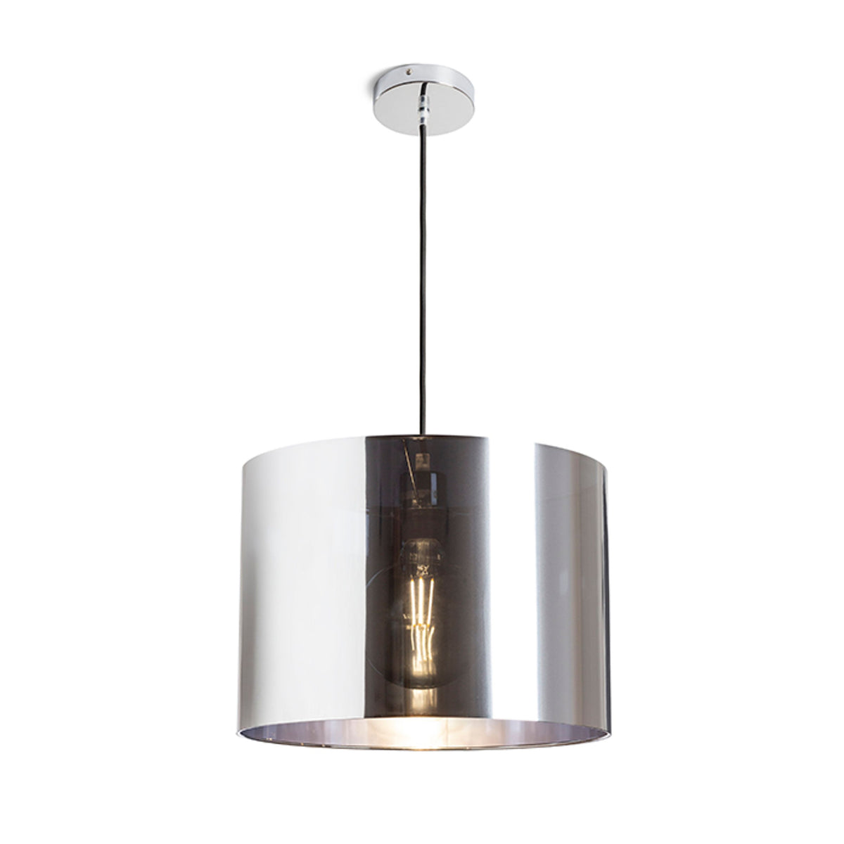 RENDL pendant lamp FANCY 35/25 pendant  chrome foil 230V LED E27 15W R13418 1