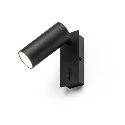 RENDL spotlight TAPIO I SQ wall black 230V LED 4.5W 3000K R13423 1