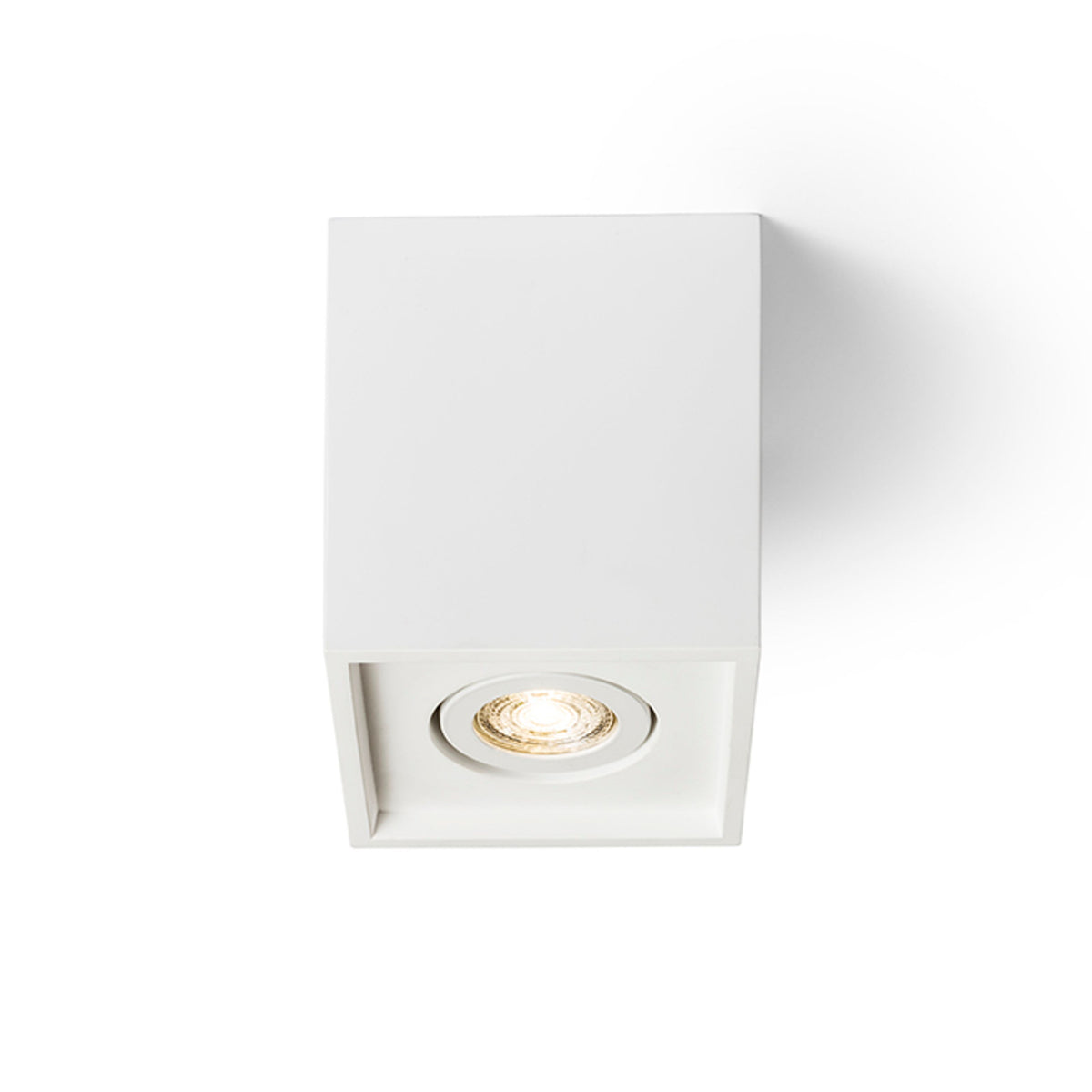 RENDL surface mounted lamp COLES SQ ceiling  plaster 230V LED GU10 15W R13438 2