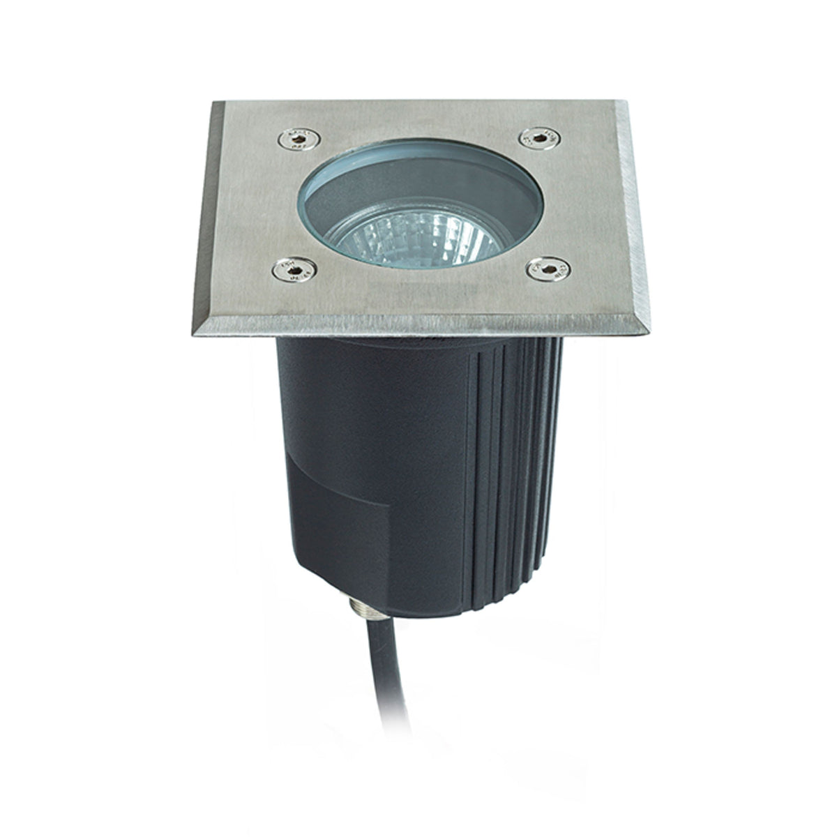 RENDL outdoor lamp ORBU SQ 10 recessed  stainless steel 230V LED GU10 15W IP67 R13439 4
