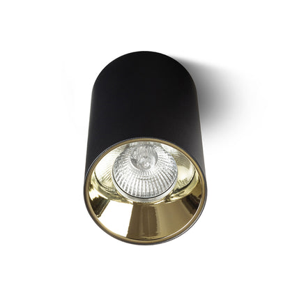 RENDL surface mounted lamp CANTO ceiling light without inner shade black  230V LED GU10 8W R13472 6