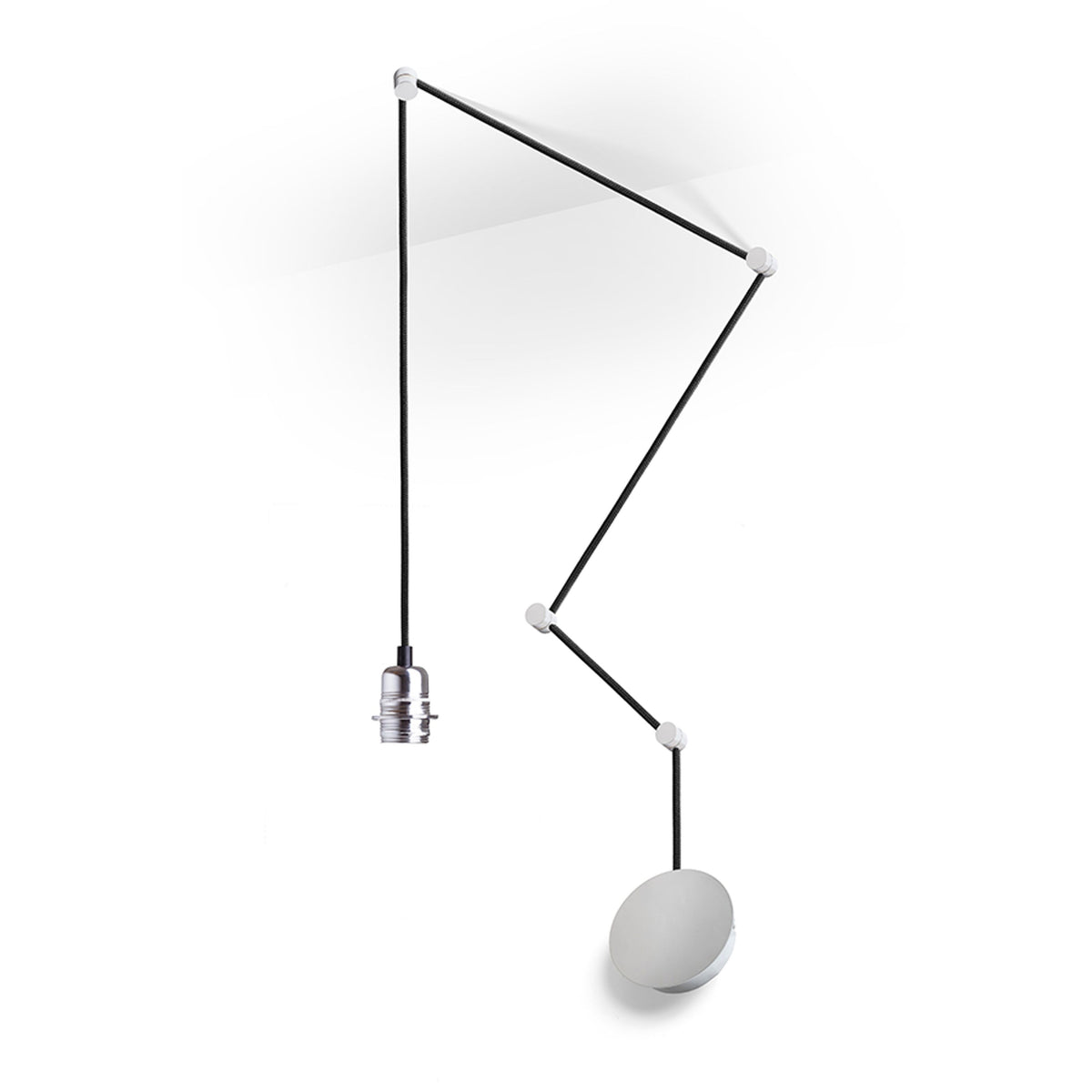 RENDL shades, shade bases, pendent sets SPIDER I pendant set black chrome 230V LED E27 15W R13493 4