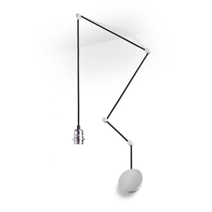 RENDL shades, shade bases, pendent sets SPIDER I pendant set black chrome 230V LED E27 15W R13493 4