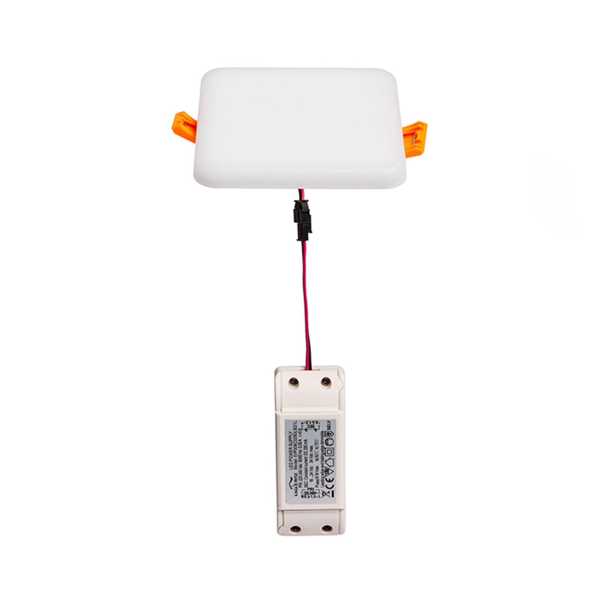 RENDL recessed light BELI SQ 10 recessed  frosted acrylic 230V LED 6W IP65  3000K R13521 5