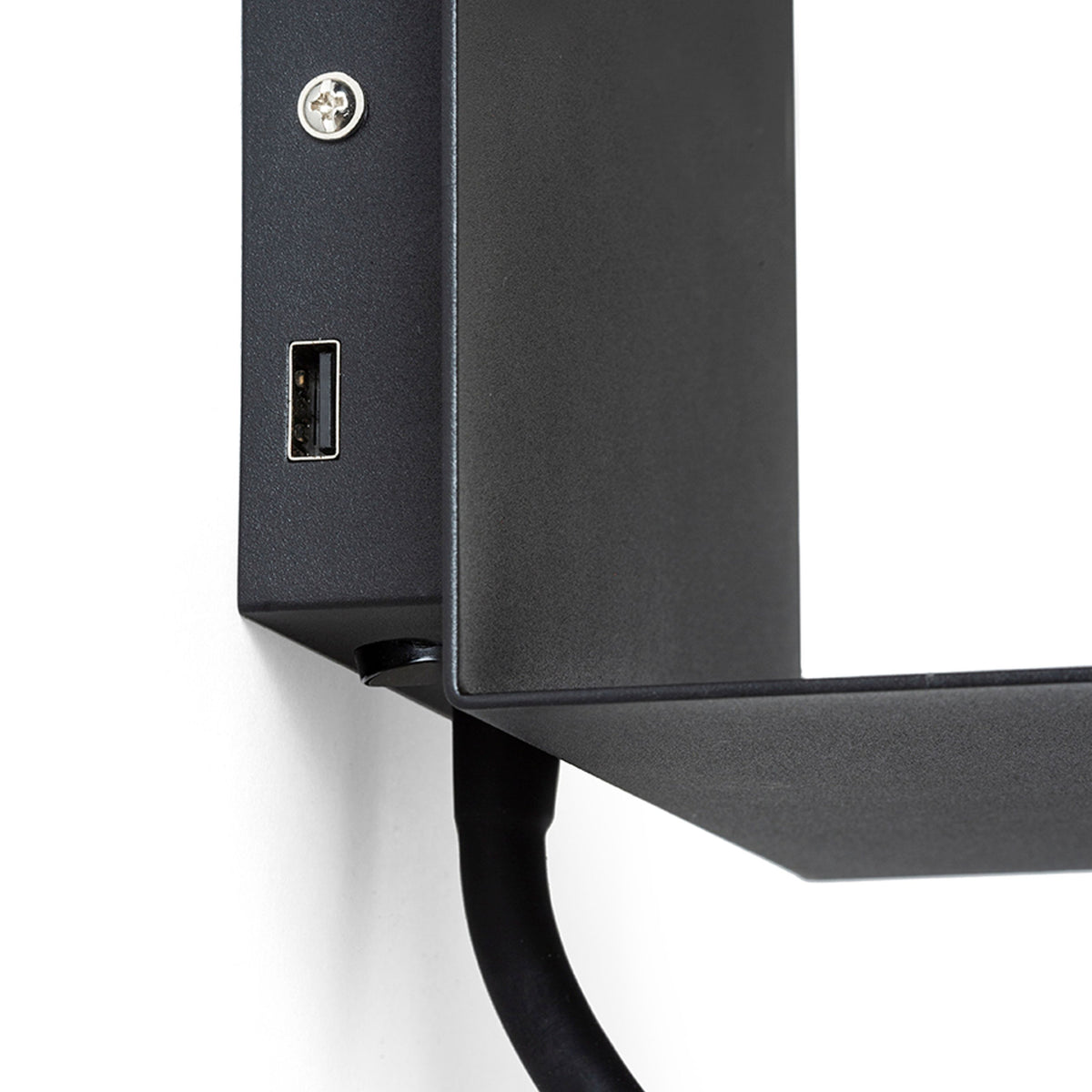 RENDL spotlight ROSTAM wall with USB black 230V LED 2x3W 3000K R13571 3
