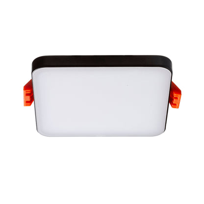 RENDL recessed light BJORK SQ 9 recessed black  230V LED 6W  3000K R13589 6