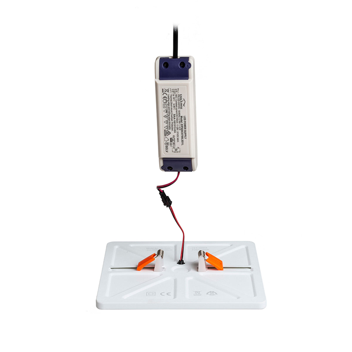RENDL recessed light BJORK SQ 20 recessed white 230V LED 18W 3000K R13590 4