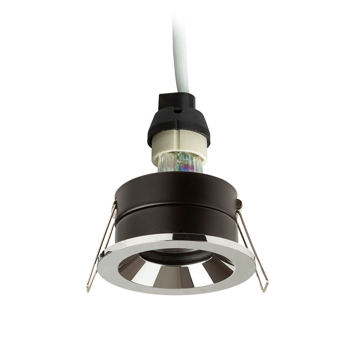 RENDL recessed light BELLA GU10 recessed chrome 230V LED GU10 15W IP65 R13600 3