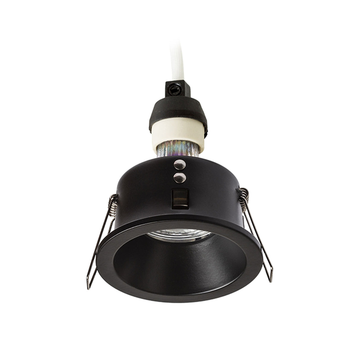 RENDL recessed light BERMUDA recessed black  230V LED GU10 15W IP65 R13604 3