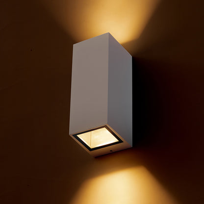 RENDL outdoor lamp DESMOND II wall white  230V LED GU10 2x8W IP44 R13609 2