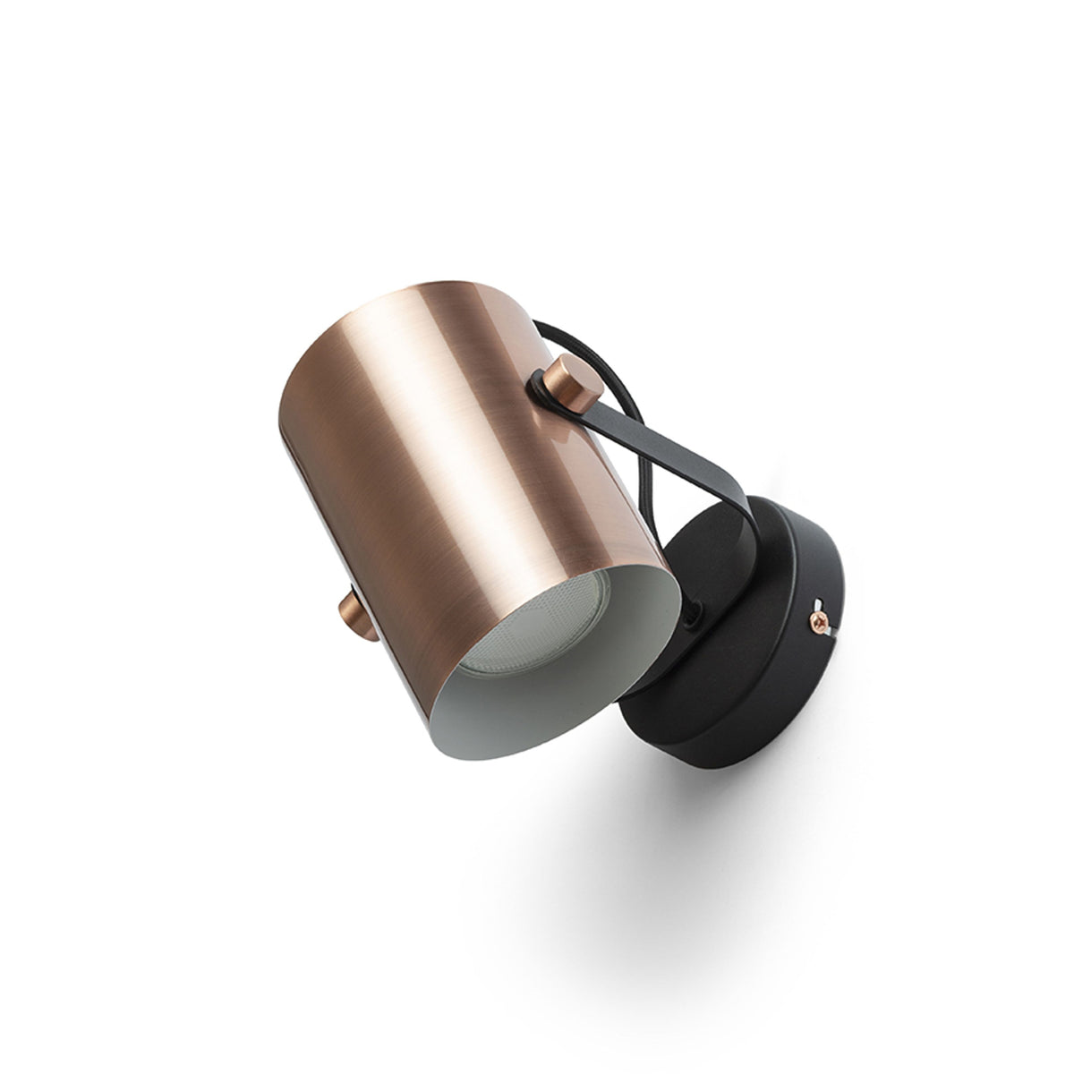RENDL spotlight HAREN surface mounted  copper/black 230V LED E27 15W R13612 7