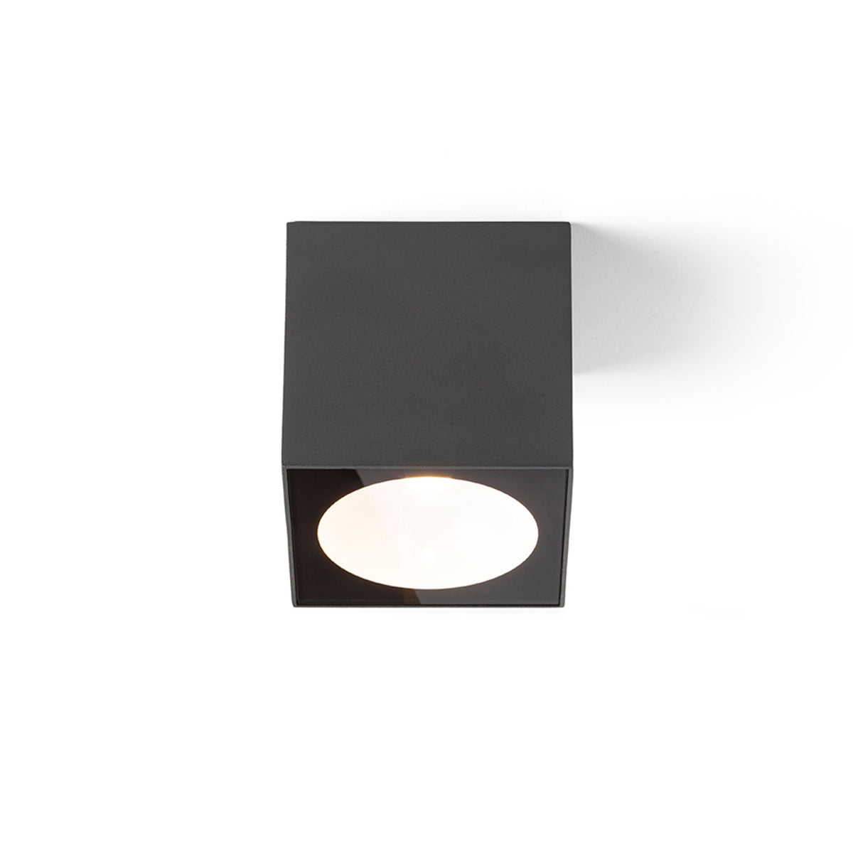 RENDL outdoor lamp SENZA SQ ceiling anthracite grey clear glass 230V LED 6W IP65  3000K R13625 3