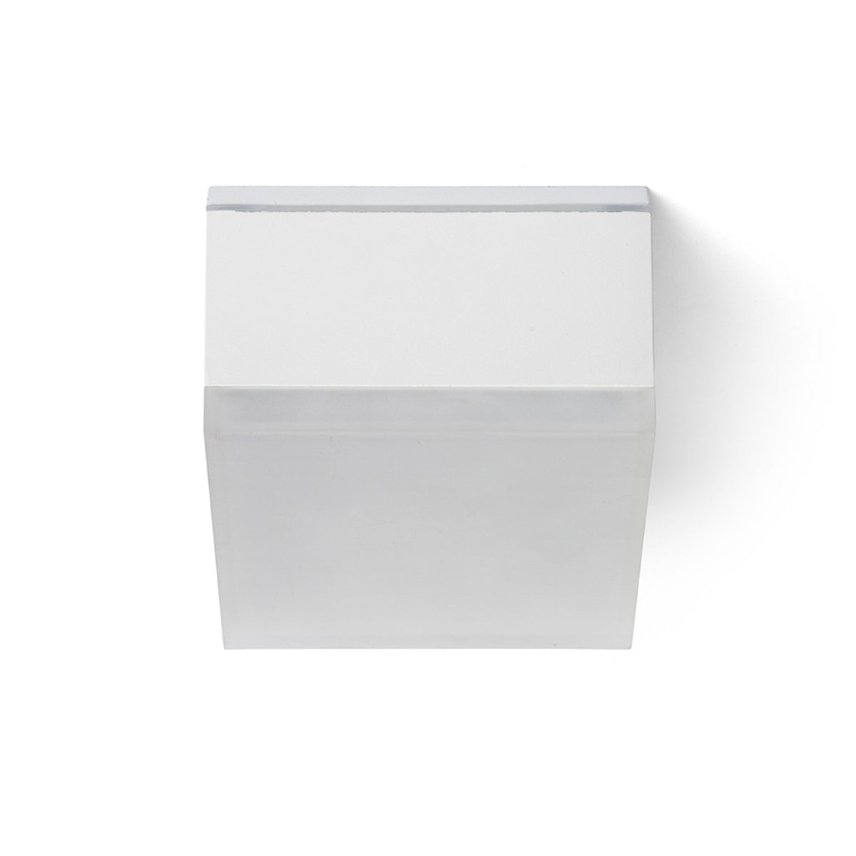 RENDL outdoor lamp ORIN SQ ceiling white satinated acrylic 230V LED 10W IP54 3000K R13628 5