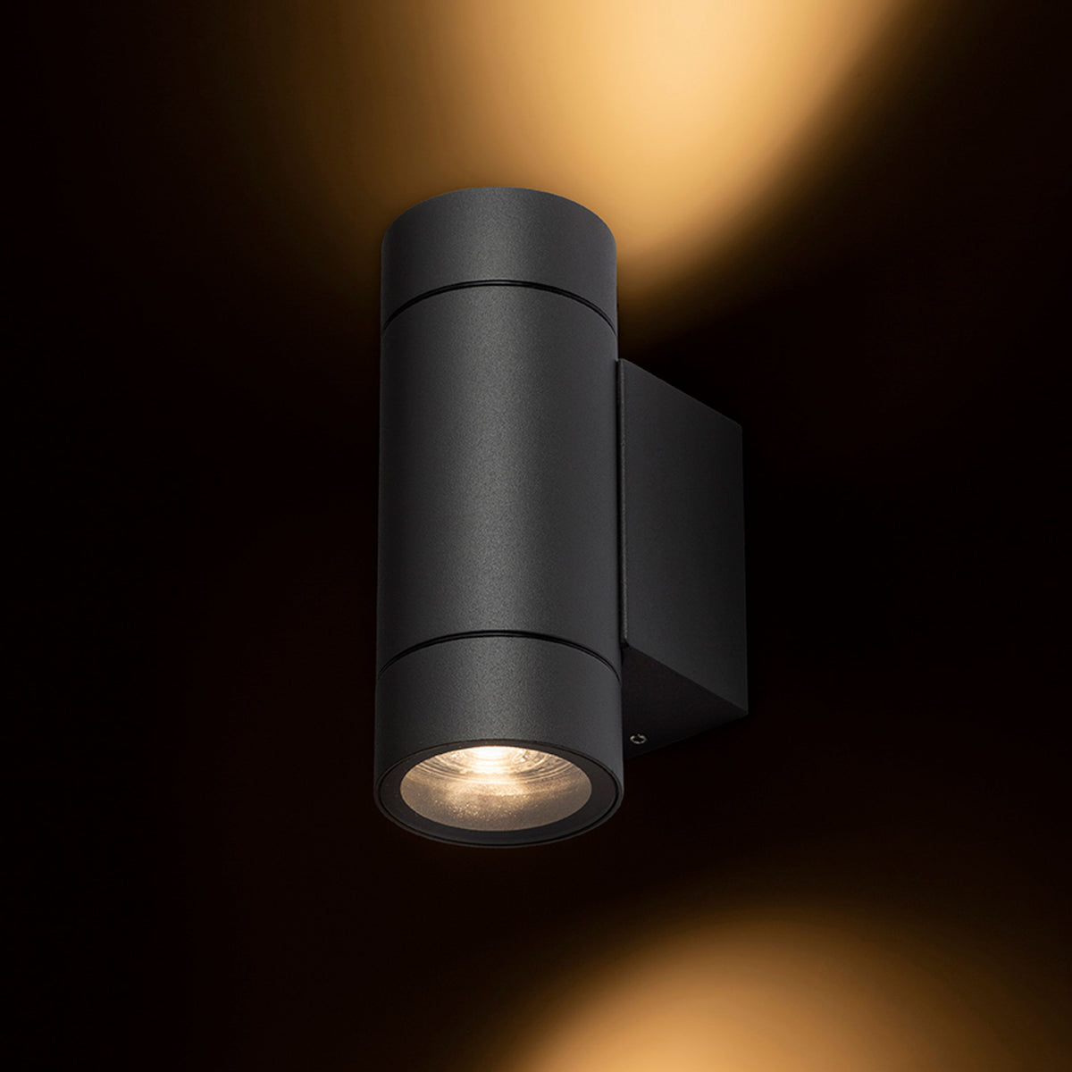 RENDL outdoor lamp MIZZI NEW II wall anthracite grey  230V LED GU10 2x8W IP65 R13643 4
