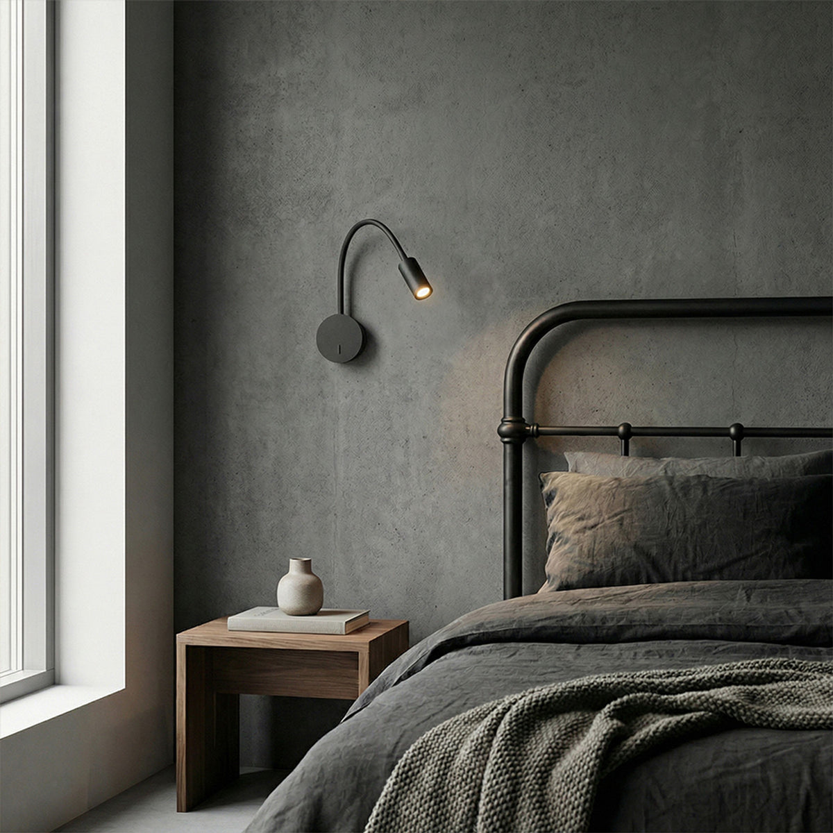 RENDL spotlight VALE wall black  230V LED 3W 30°  3000K R13648 3