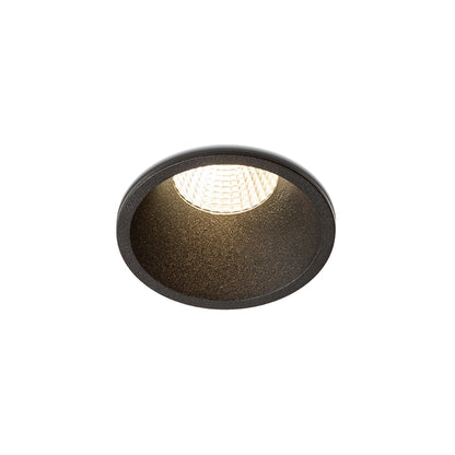 RENDL recessed light OWEN DIMM recessed black 230V LED 7W 45° IP54 3000K - 1800K R13668 1