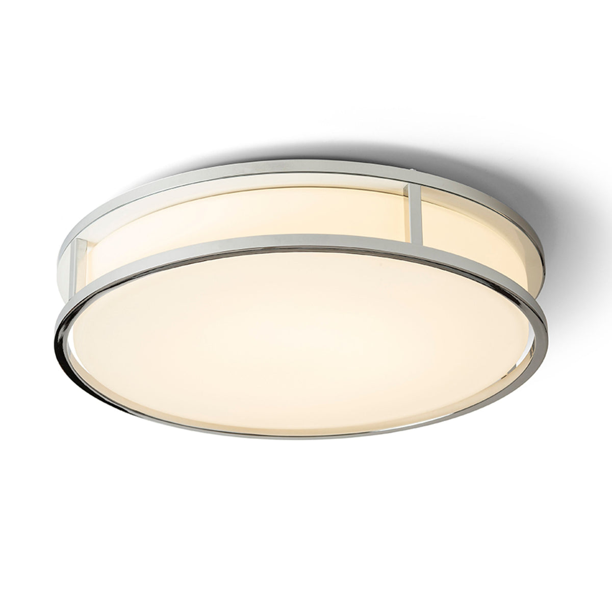 RENDL surface mounted lamp GRANDE LED 35 ceiling  opal-colored glass/chrome 230V LED 24W IP44  3000K R13678 2