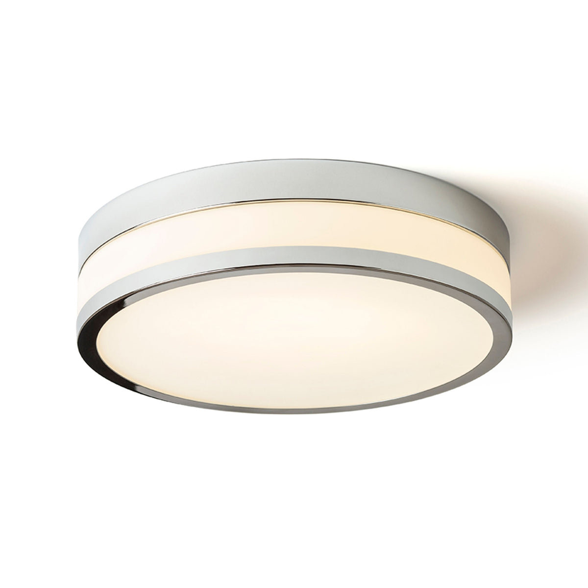 RENDL surface mounted lamp CIRA LED 35 ceiling  opal-colored glass/chrome 230V LED 24W IP44  3000K R13681 2