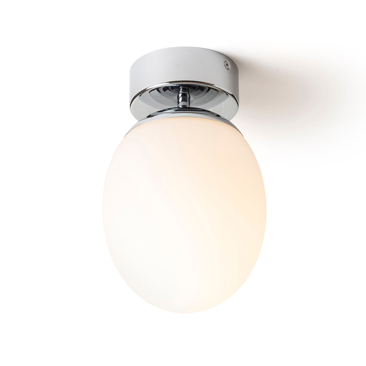 RENDL surface mounted lamp MERINGUE 16 ceiling  opal-colored glass/chrome 230V LED E27 15W IP44 R13690 6