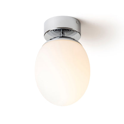 RENDL surface mounted lamp MERINGUE 16 ceiling  opal-colored glass/chrome 230V LED E27 15W IP44 R13690 6