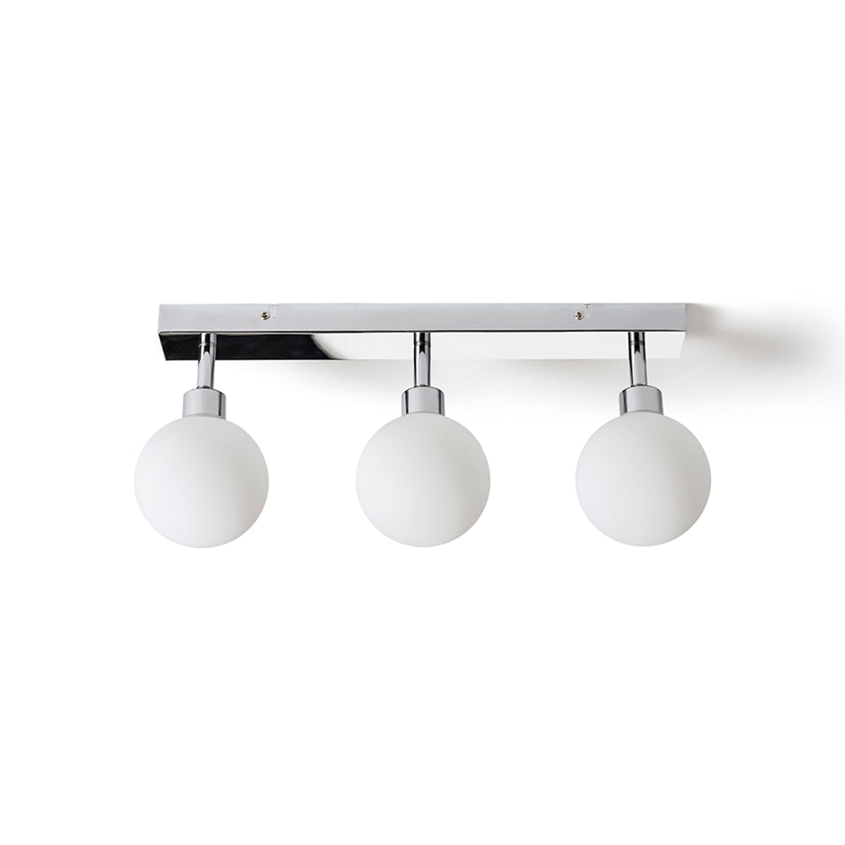 RENDL spotlight BOLLY III surface mounted  opal-colored glass/chrome 230V LED G9 3x3W IP44 R13691 6