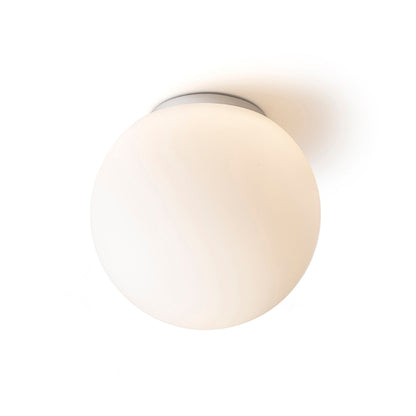RENDL surface mounted lamp BOLLY 26 ceiling  opal-colored glass/chrome 230V LED E27 15W IP44 R13694 3