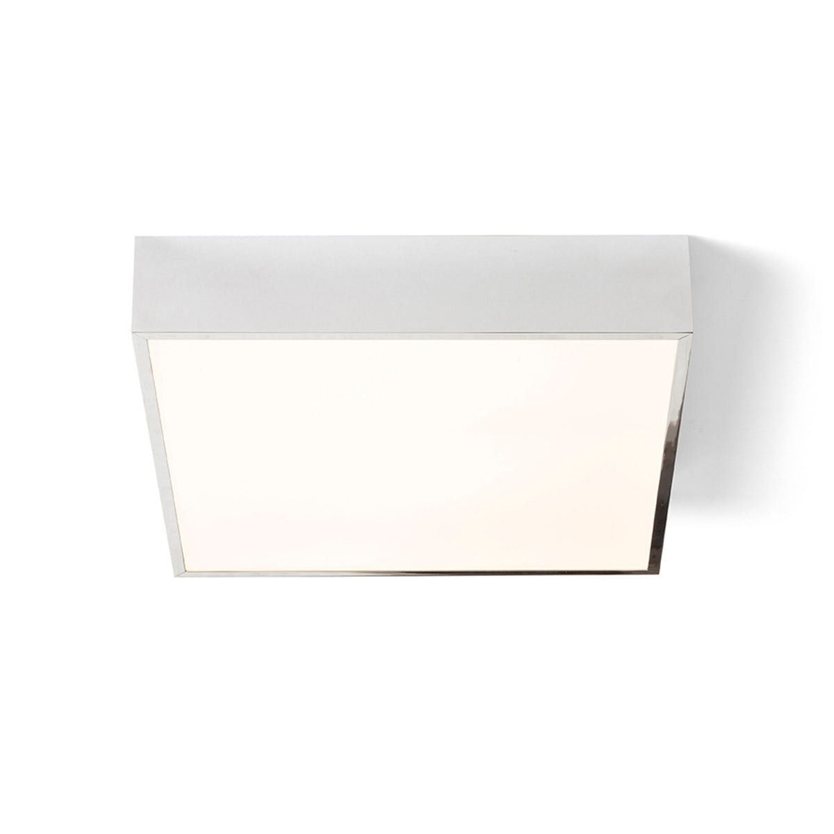 RENDL surface mounted lamp MERANO LED 30 ceiling  chrome/matte acrylic 230V LED 16W IP44  3000K R13697 2
