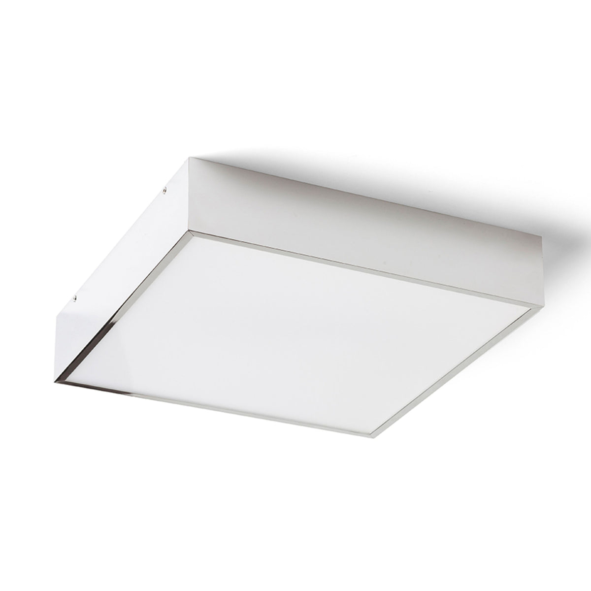 RENDL surface mounted lamp MERANO LED 30 ceiling  chrome/matte acrylic 230V LED 16W IP44  3000K R13697 3