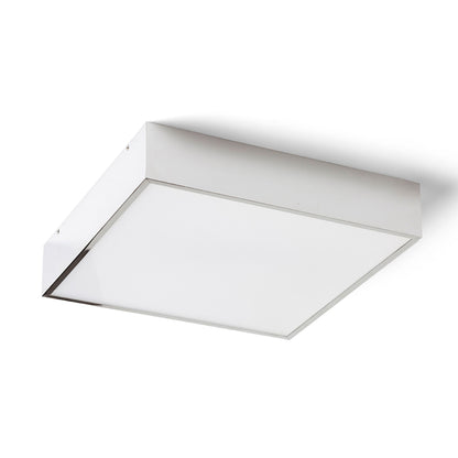 RENDL surface mounted lamp MERANO LED 30 ceiling  chrome/matte acrylic 230V LED 16W IP44  3000K R13697 3