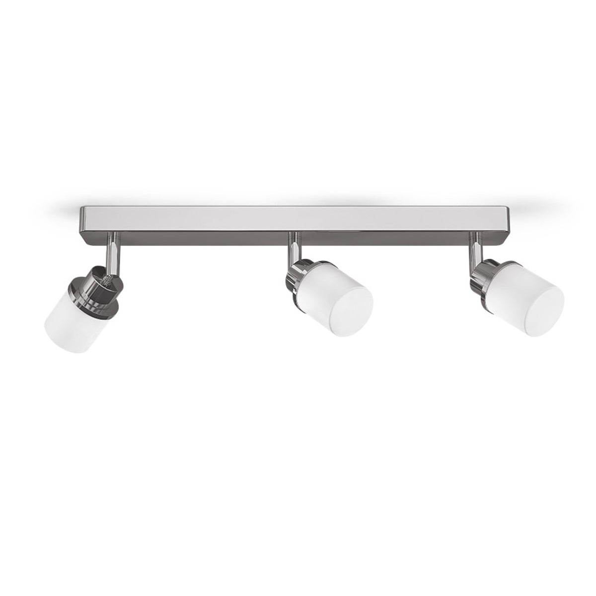 RENDL spotlight LINN III surface mounted  opal-colored glass/chrome 230V LED G9 3x3W IP44 R13703 1