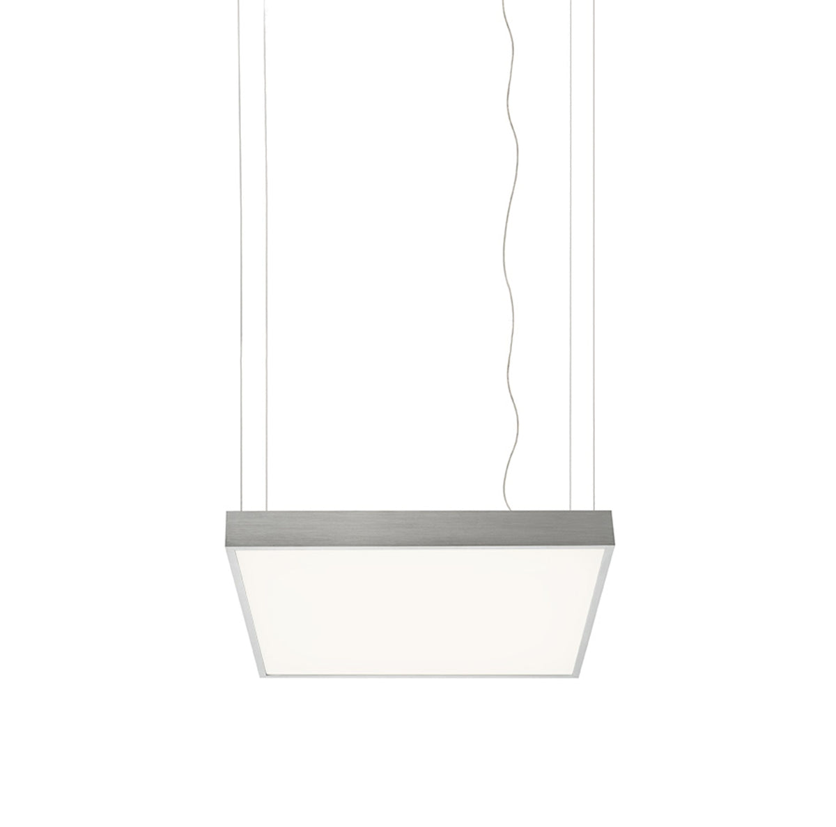RENDL pendant lamp STRUCTURAL LED 55x55 pendant  brushed aluminum 230V LED 48W  3000K R13714 1