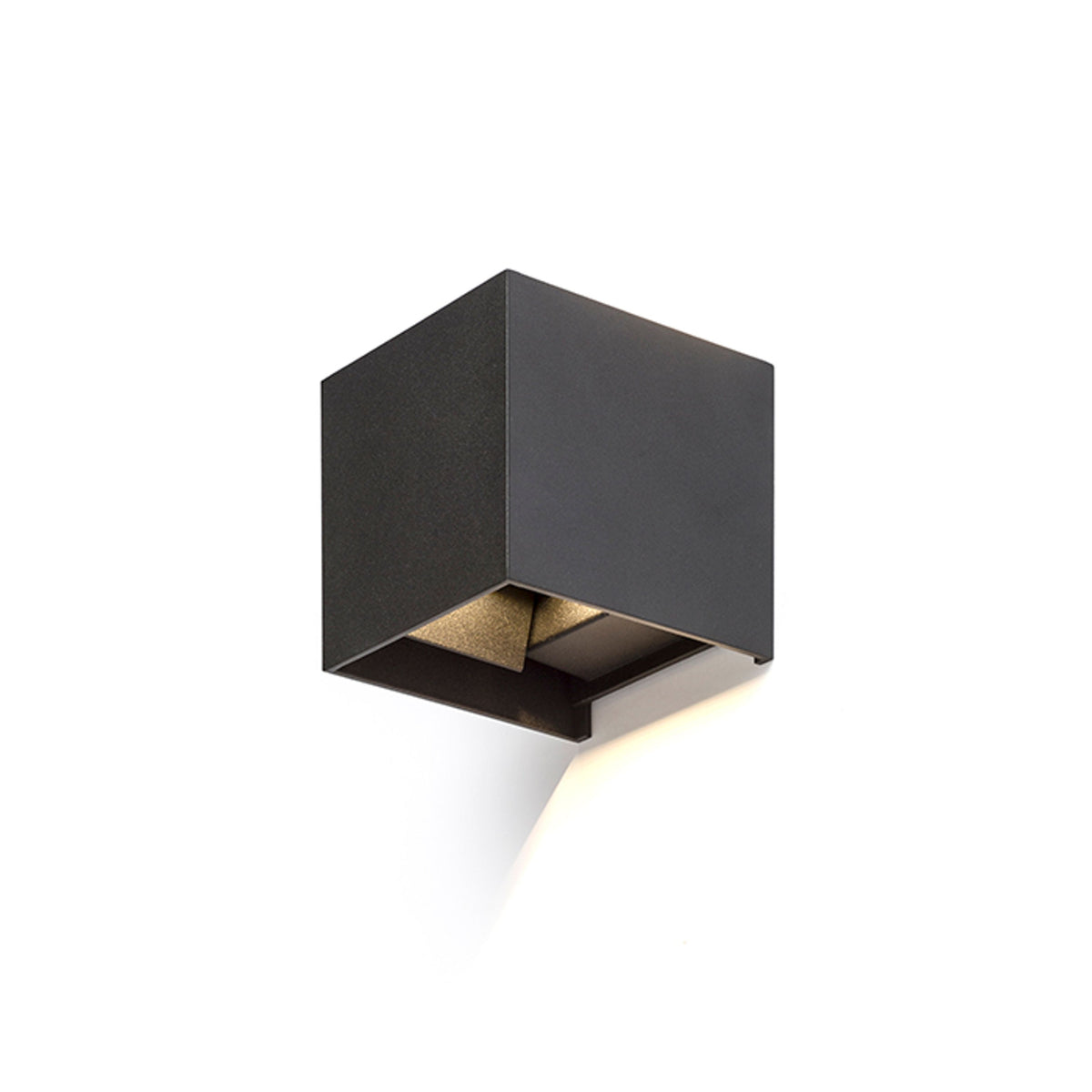 RENDL outdoor lamp TITO SQ DIMM wall black 230V LED 2x3W IP65 3000K R13739 2