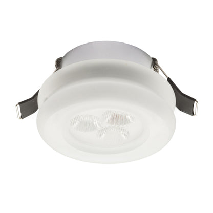 RENDL Outlet OSONA S round recessed satinated acrylic 230V/350mA LED 3x1W 4000K R13741 2